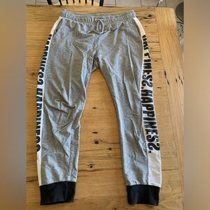 YFL Reserved Happiness Gray Sweatpants Women’s Large Preloved‎